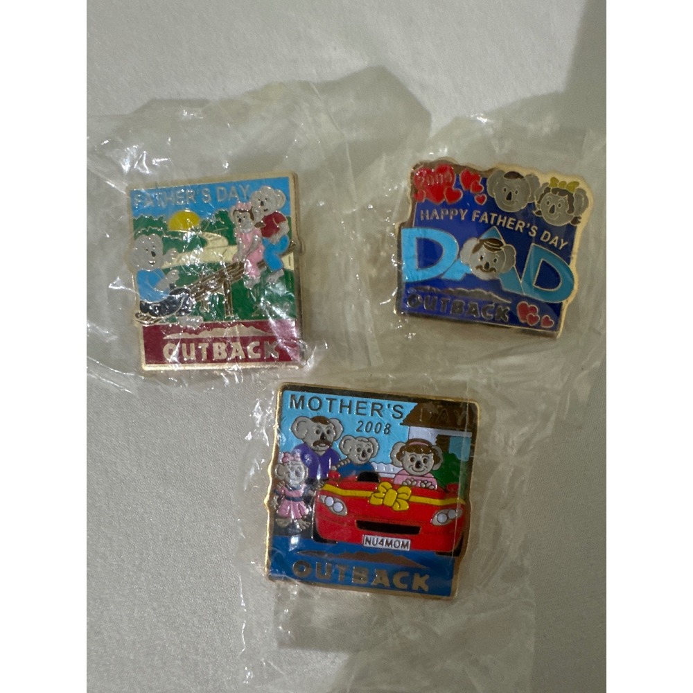 3 New Outback Pin Lot (A3)